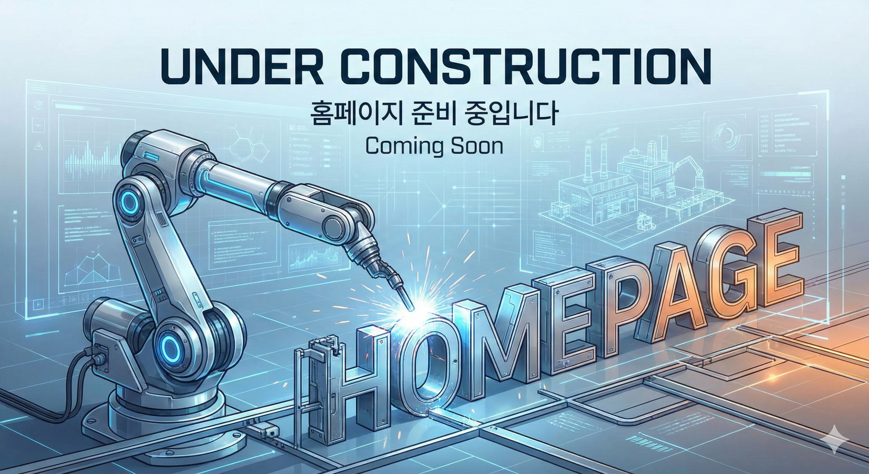 홈페이지 준비 중